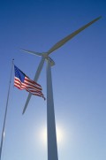 American Flag Wind Turbine