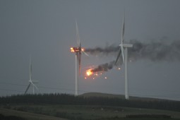 Exploding Wind Turbine