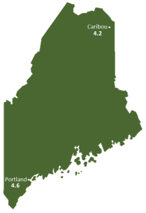 Manie Sun Light Hours Map